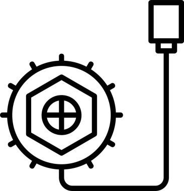 Yoyo simgesi, vektör basit gösterimi