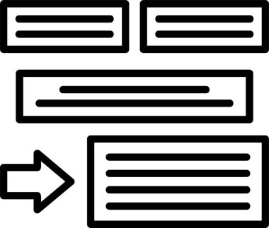 Bağımlılık simgesi, vektör basit illüstrasyon