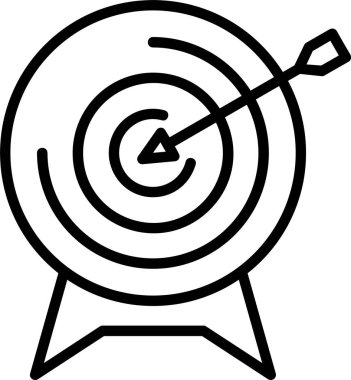 hedef ağ simgesi, vektör illüstrasyonu