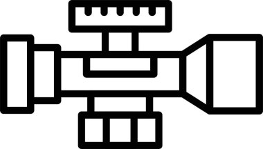 Alan simgesi, vektör basit illüstrasyon