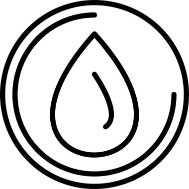 Üzücü simge, vektör basit illüstrasyon