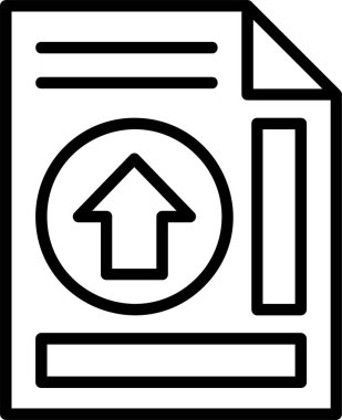 Simge aktar, vektör basit illüstrasyon