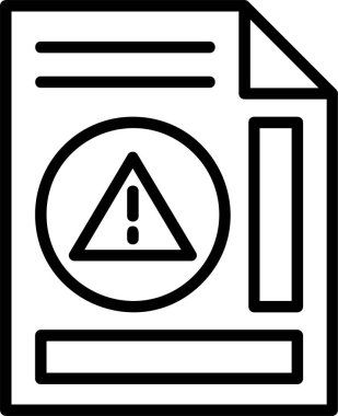 Hata veri simgesi. Basit tasarım. vektör illüstrasyonu