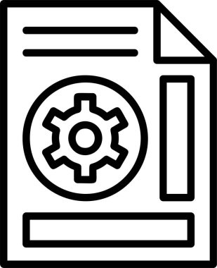 Ana hatlar biçiminde web tasarım geliştirme simgesi, vektör illüstrasyonu