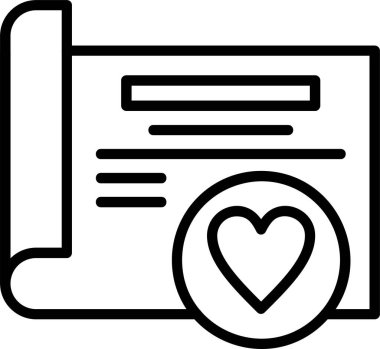 Favori web simgesi. Basit resimleme