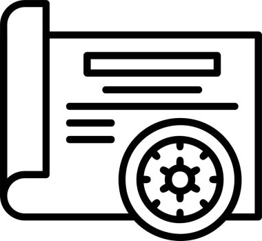 İdare et. Web simgesi basit illüstrasyon