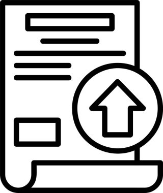 Simge aktar, vektör basit illüstrasyon