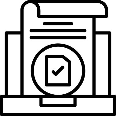 Özelleştirme simgesi, vektör basit illüstrasyon