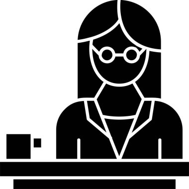 Beyaz arkaplan üzerindeki temel simge, vektör illüstrasyonu