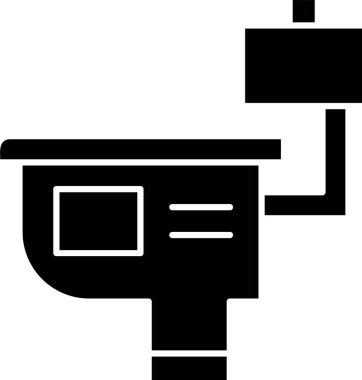 Beyaz arkaplanda tuvalet simgesi, vektör illüstrasyonu 