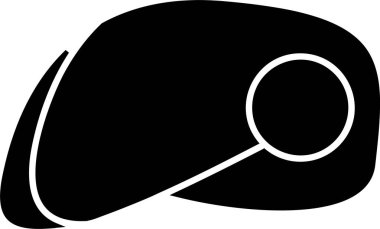 Beyaz arkaplanda bere simgesi, vektör illüstrasyonu 