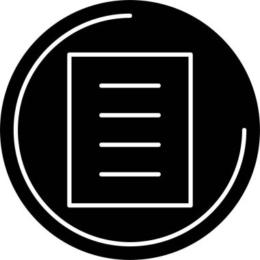 Beyaz arkaplan üzerindeki simge okunuyor, vektör illüstrasyonu 