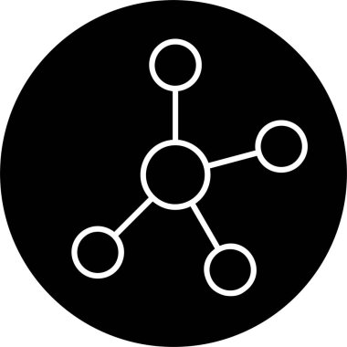 Beyaz arkaplanda zihin simgesi, vektör illüstrasyonu 