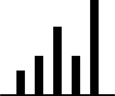 Beyaz arkaplanda hedef simgesi, vektör illüstrasyonu 
