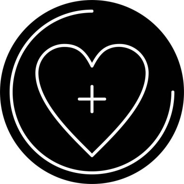 Sağlık simgesi işaret vektörü illüstrasyonu 