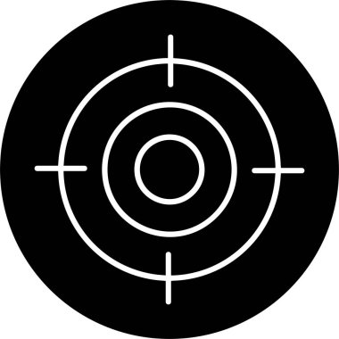 hedef simge işaret vektör illüstrasyonu