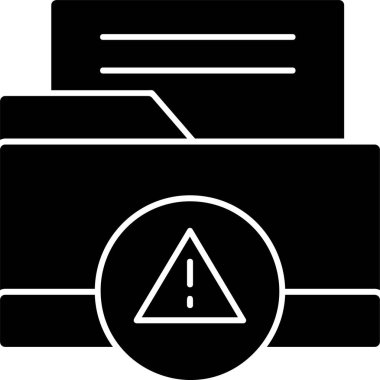 Hata ünlem simgesinin vektör illüstrasyonu