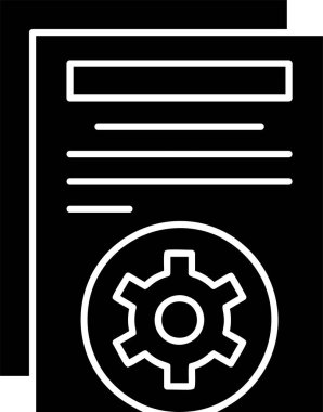 Geliştirme simgesi işaret vektörü çizimi 