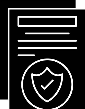 Koruma simgesi işaret vektör illüstrasyonu 