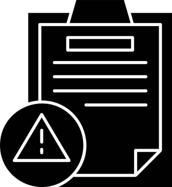 Hata ünlem simgesinin vektör illüstrasyonu