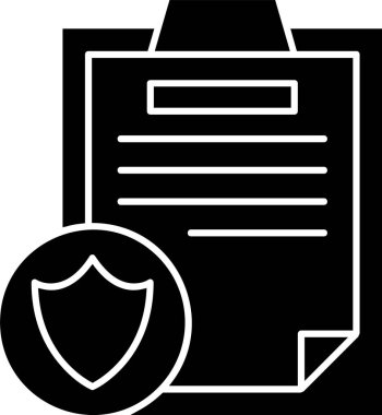 Güvenlik simgesi işaret vektörü illüstrasyonu 