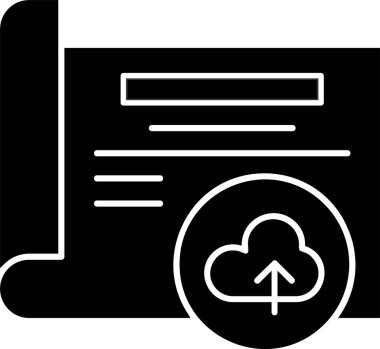 Yedekleme veri bulut simgesi. vektör illüstrasyonu 