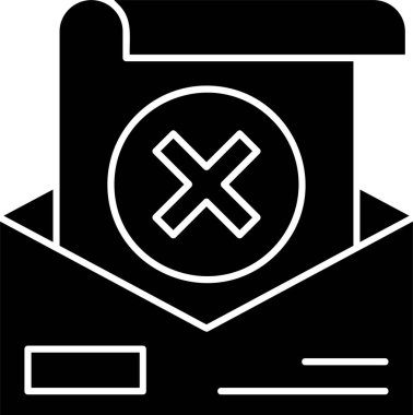 Simge işaret vektör illüstrasyonunu sil