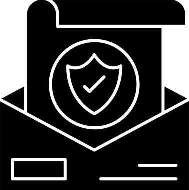 İnternet güvenlik koruma simgesi vektör illüstrasyonu