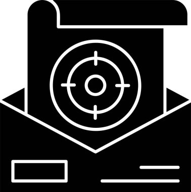 hedef simge işaret vektör illüstrasyonu