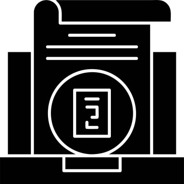 Plan simgesinin vektör illüstrasyonu