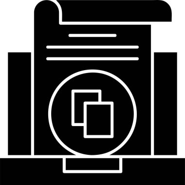 simge işaret vektör illüstrasyonunu kopyala 