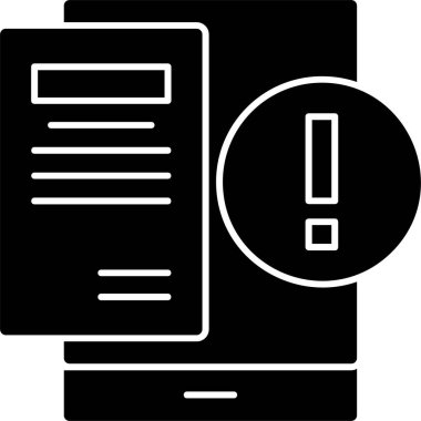 Ünlem işareti simgesi vektör çizim 