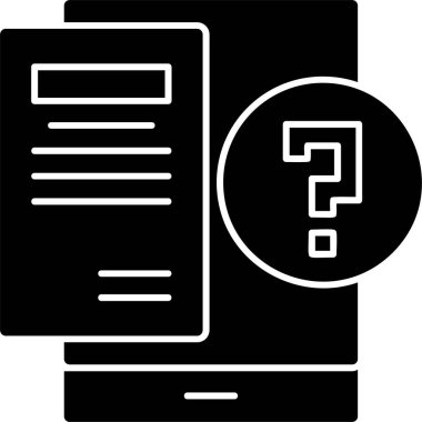 vektör çizim soru işareti simgesi