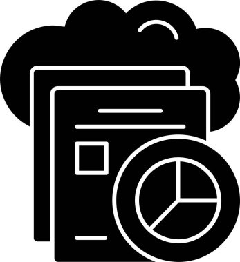 Depolama simgesi işaret vektörü illüstrasyonu 