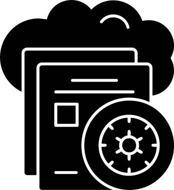 İmza simgesi vektör illüstrasyonunu yönet 