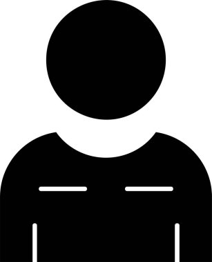 Kullanıcı dosya simgesi, vektör basit illüstrasyon