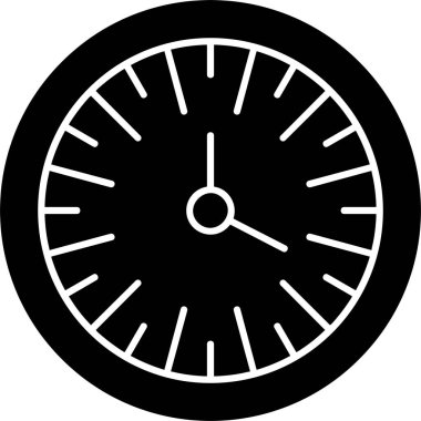 Zaman dosya simgesi, vektör basit illüstrasyon