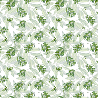 Zeytin dallı nane yeşili ambalaj kağıdı