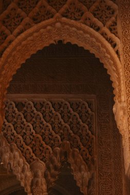 Granada 'daki antik Moorish kalesi.