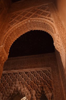 Granada 'daki antik Moorish kalesi.