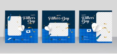 Babalar Günü sosyal medya Instagram şablonu