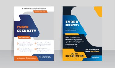 Siber güvenlik broşürü tasarımı