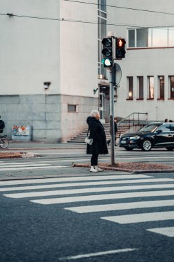 17 Ekim 2023 'te Finlandiya' nın Helsinki kentinde Laponya 'ya giderken iki günlük bir yolculukta çekilmiş..