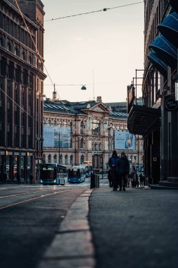 17 Ekim 2023 'te Finlandiya' nın Helsinki kentinde Laponya 'ya giderken iki günlük bir yolculukta çekilmiş..