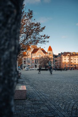 17 Ekim 2023 'te Finlandiya' nın Helsinki kentinde Laponya 'ya giderken iki günlük bir yolculukta çekilmiş..