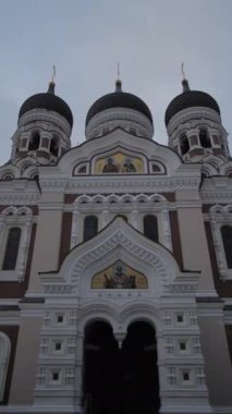 Estonya 'nın Tallinn kentindeki Alexander Nevsky Katedrali.
