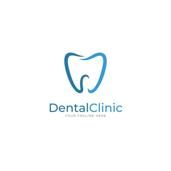 Diş kliniği logo vektör tasarımı