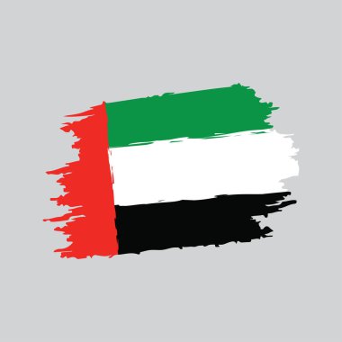 Fırça şeklinde ulusal Endonezya bayrağı