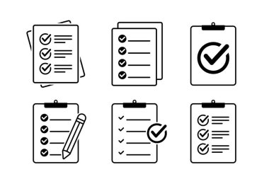 Belge dosya illüstrasyon vektör tasarımını kontrol et
