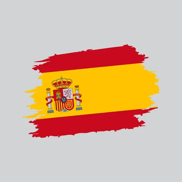 Fırça şeklinde İspanya bayrağı